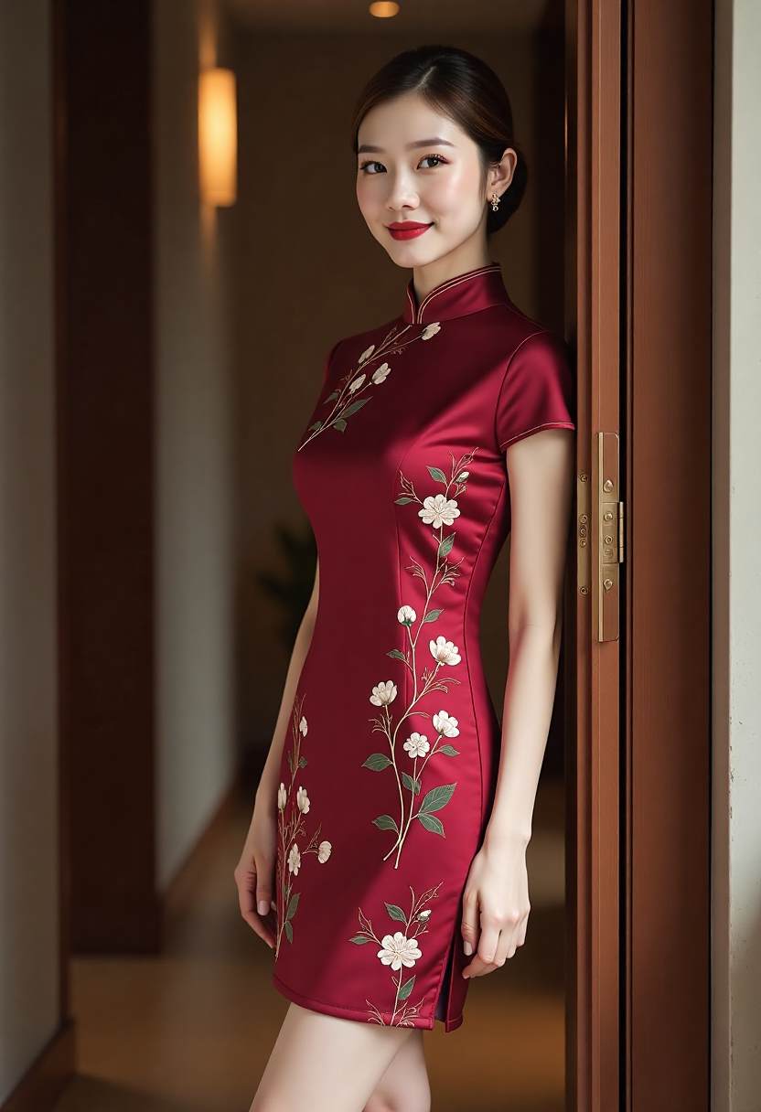 窗光人像海报